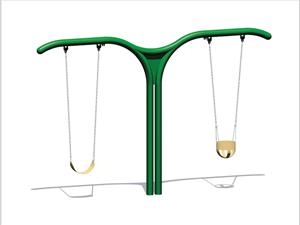 Single Belt / Single Tot Gullwing Swing 1593-2