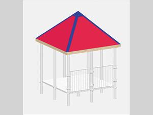 1608-44 Quad Perforated Steel Roof