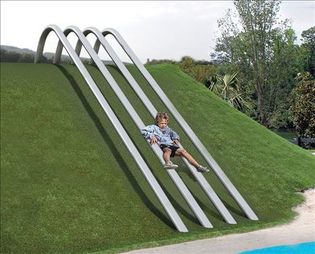 Embankment Banister Slide, Model No. 1634-84-EMB