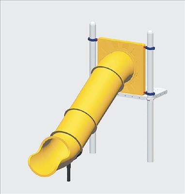 1637-4-00 Tube Chute,