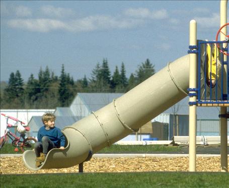 1637-4-17 Tube Chute, Curved