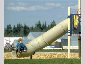 1637-4-17 Tube Chute, Curved