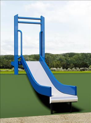 1640-31 Stainless Steel Embankment Slide