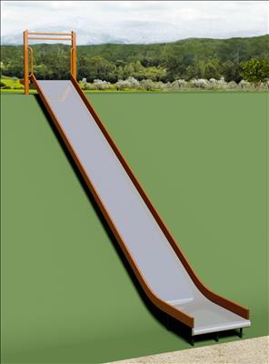 643-121-EMB Wide Embankment Slide Chute