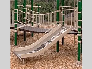 1643-4-54 Wide Chute, Stainless Steel with 6