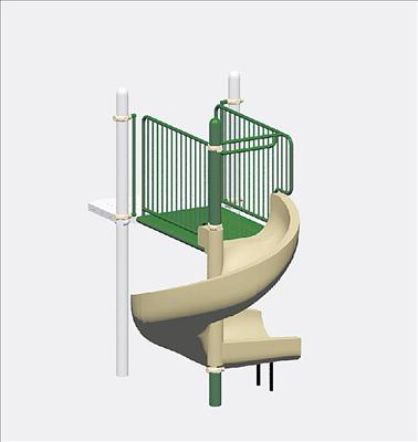 1647-5-31 Spiral Slide Chute