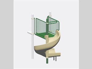 1647-5-31 Spiral Slide Chute
