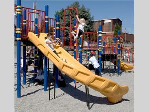 1650-5-53 Slide Chute, Curved (Left 105 degrees), 