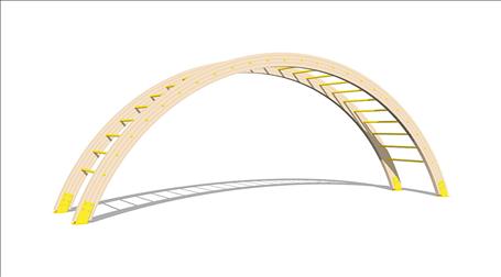 TimberForm Double Arch Climber 1672