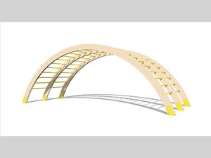 TimberForm Triple Arch Climber 1676