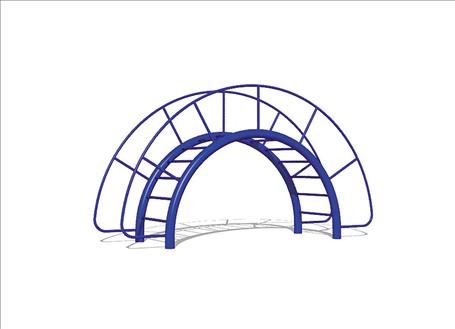Overhead Arch Ladder with Handrails 1693-11-PL