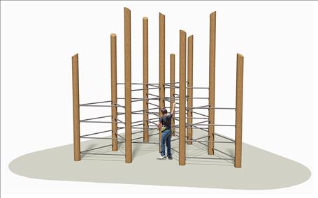Classic TimberForm Pole Climber 4500-204