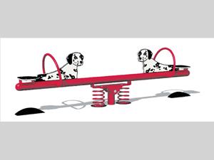 Dalmatians Spring Rider See-Saw 3872-2