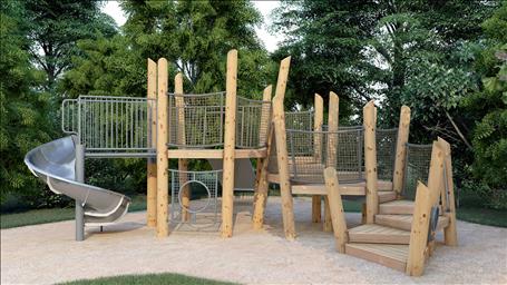 TimberCraft Net Climber Structure 4500-113