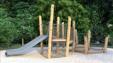 TimberCraft Net Climber Structure 4500-114