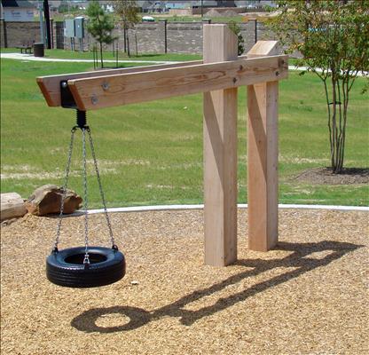 Classic Cantilever TimberForm TyreSwing 1554-01-TS