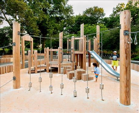Adventure Playground, Classic TimberForm Stepping Chains, 4500-006