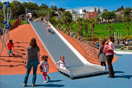 Embankment Super-Wide Stainless Steel Slide Chute