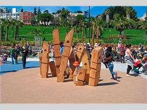 TimberForm Sculptural Climber