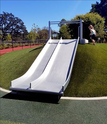 Custom Stainless Steel Embankment Super-Wide Chute with Asymmetric Rail