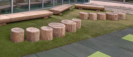 A dozen TimberCraft 1501 Full-Round Steppers™