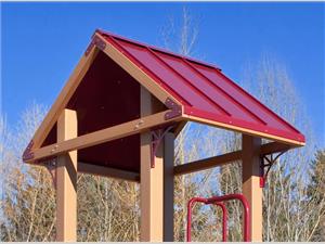 1608-151-RP Single Gable Roof (Standing Seam)
